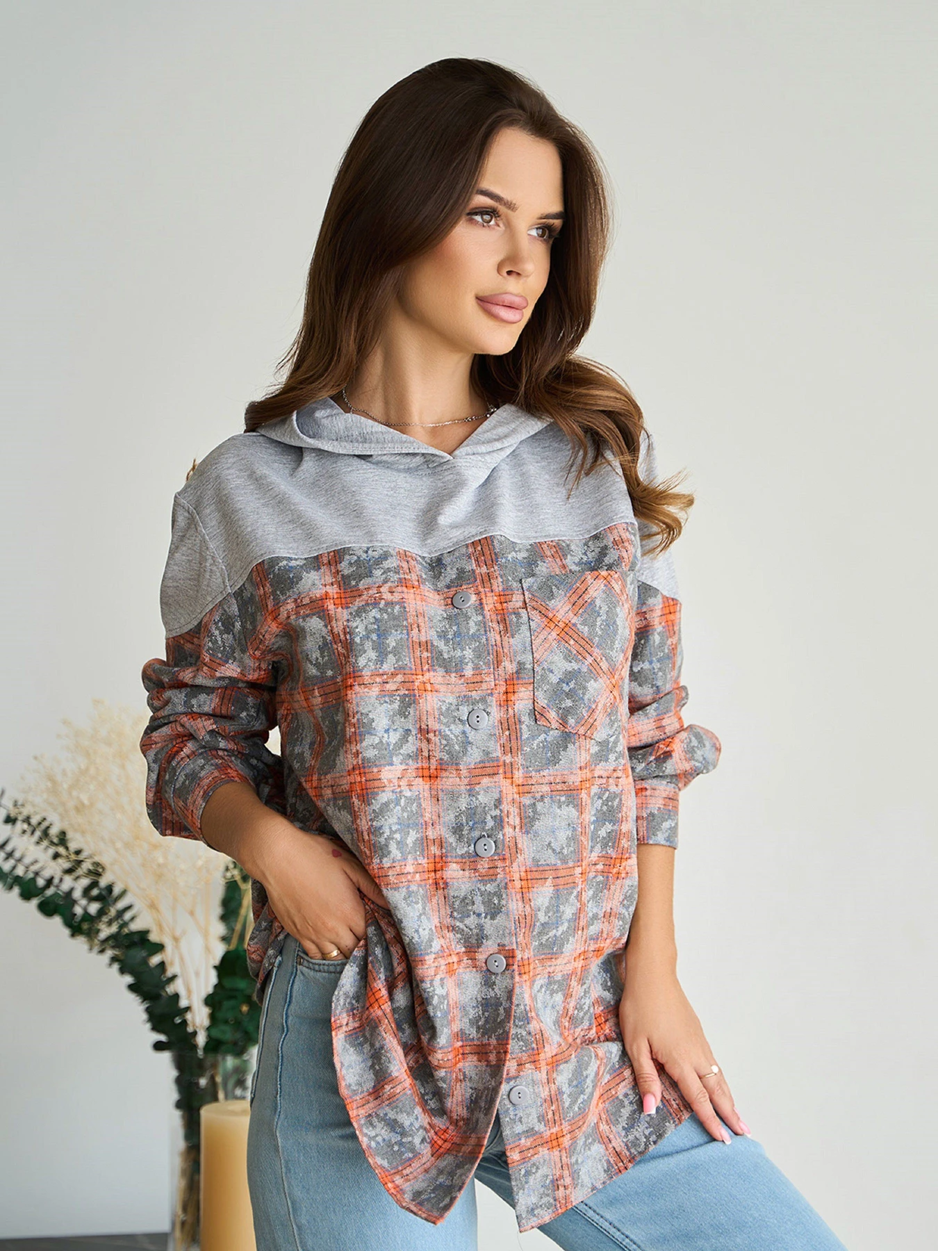 Сорочки ISSA Plus модель 14844_мультиколор Фото