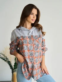 Сорочки ISSA Plus модель 14844_мультиколор Фото