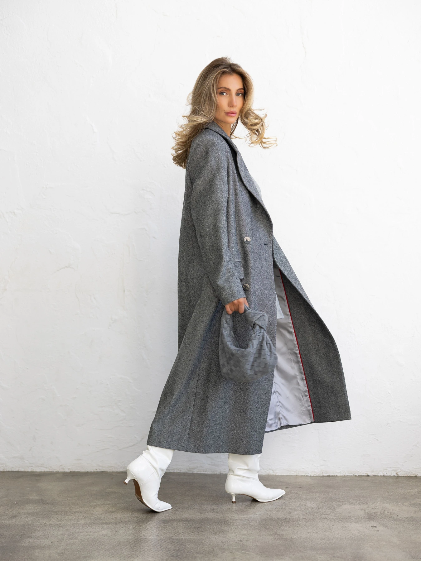 Пальта та плащі FloveTouch модель Palto_merino_GR Пальта та плащі FloveTouch модель Palto_merino_GR Фото
