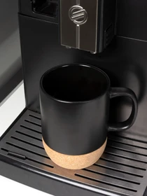 Чашка з корковою підставкою чорна MBM HOME модель KP-14 BLACK Фото