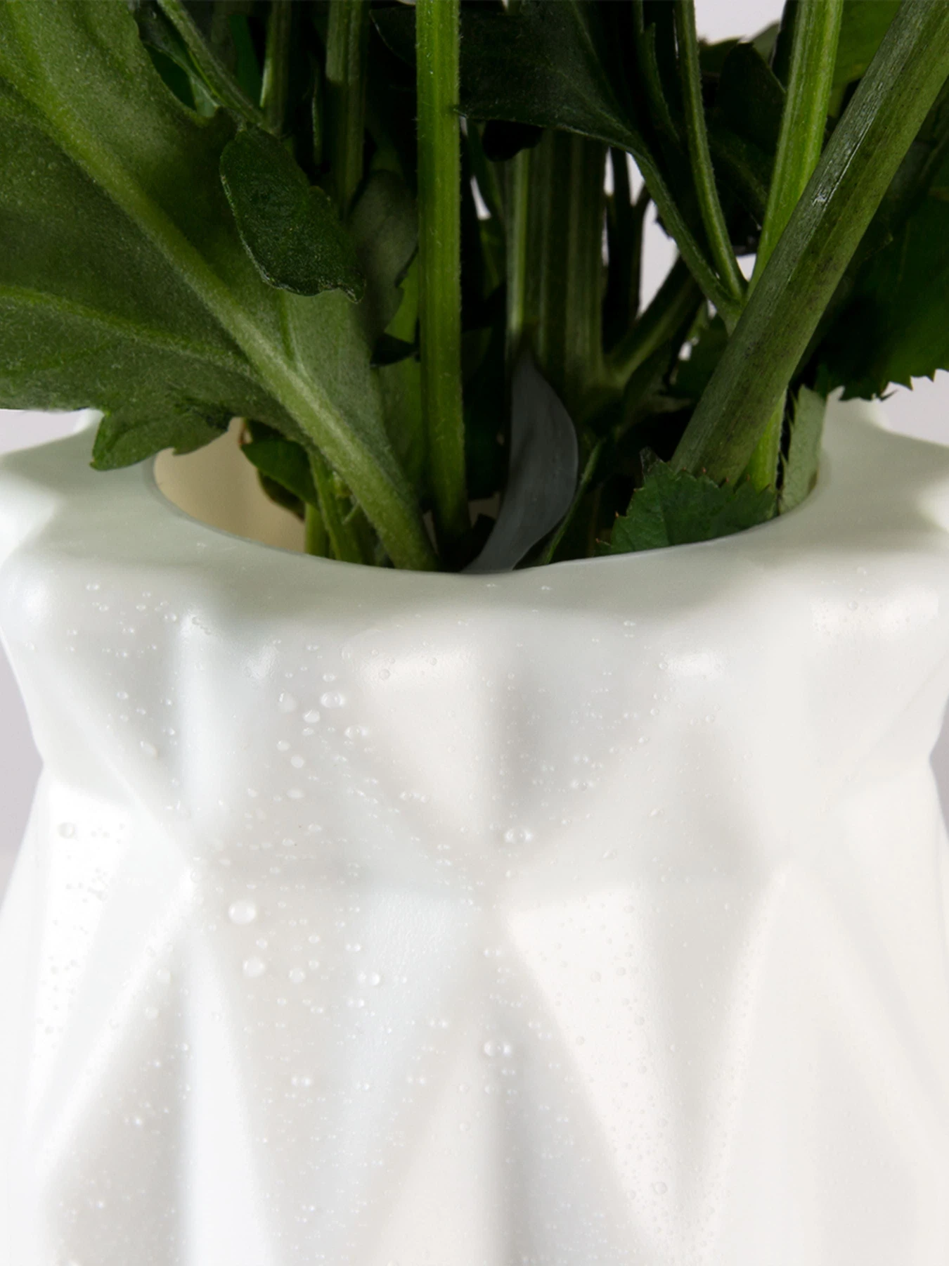 Ваза для цветов пластиковая белая MBM HOME модель DH-FLOWERS-01 WHITE Ваза для цветов пластиковая белая MBM HOME модель DH-FLOWERS-01 WHITE Фото