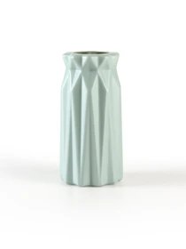 Ваза для цветов пластиковая голубая MBM HOME модель DH-FLOWERS-01 BLUE Фото