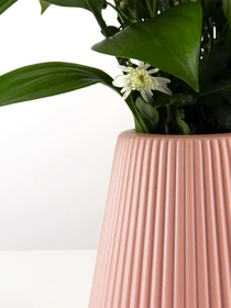 Ваза для цветов пластиковая розовая MBM HOME модель DH-FLOWERS-04 PINK Фото