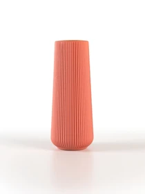 Ваза для цветов пластиковая коралловая MBM HOME модель DH-FLOWERS-05 CORAL Фото