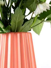 Ваза для цветов пластиковая коралловая MBM HOME модель DH-FLOWERS-06 CORAL Фото