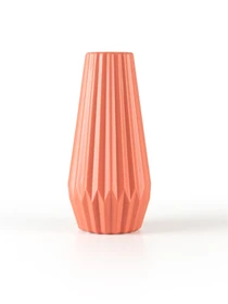 Ваза для цветов пластиковая коралловая MBM HOME модель DH-FLOWERS-06 CORAL Фото