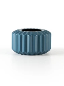 Ваза для цветов пластиковая синяя MBM HOME модель DH-FLOWERS-08 DARK BLUE Фото