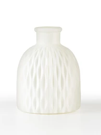 Ваза для цветов пластиковая белая MBM HOME модель DH-FLOWERS-09 WHITE Фото