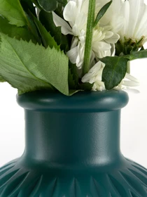 Ваза для цветов пластиковая аквамариновая MBM HOME модель DH-FLOWERS-09 MARINE BLUE Фото
