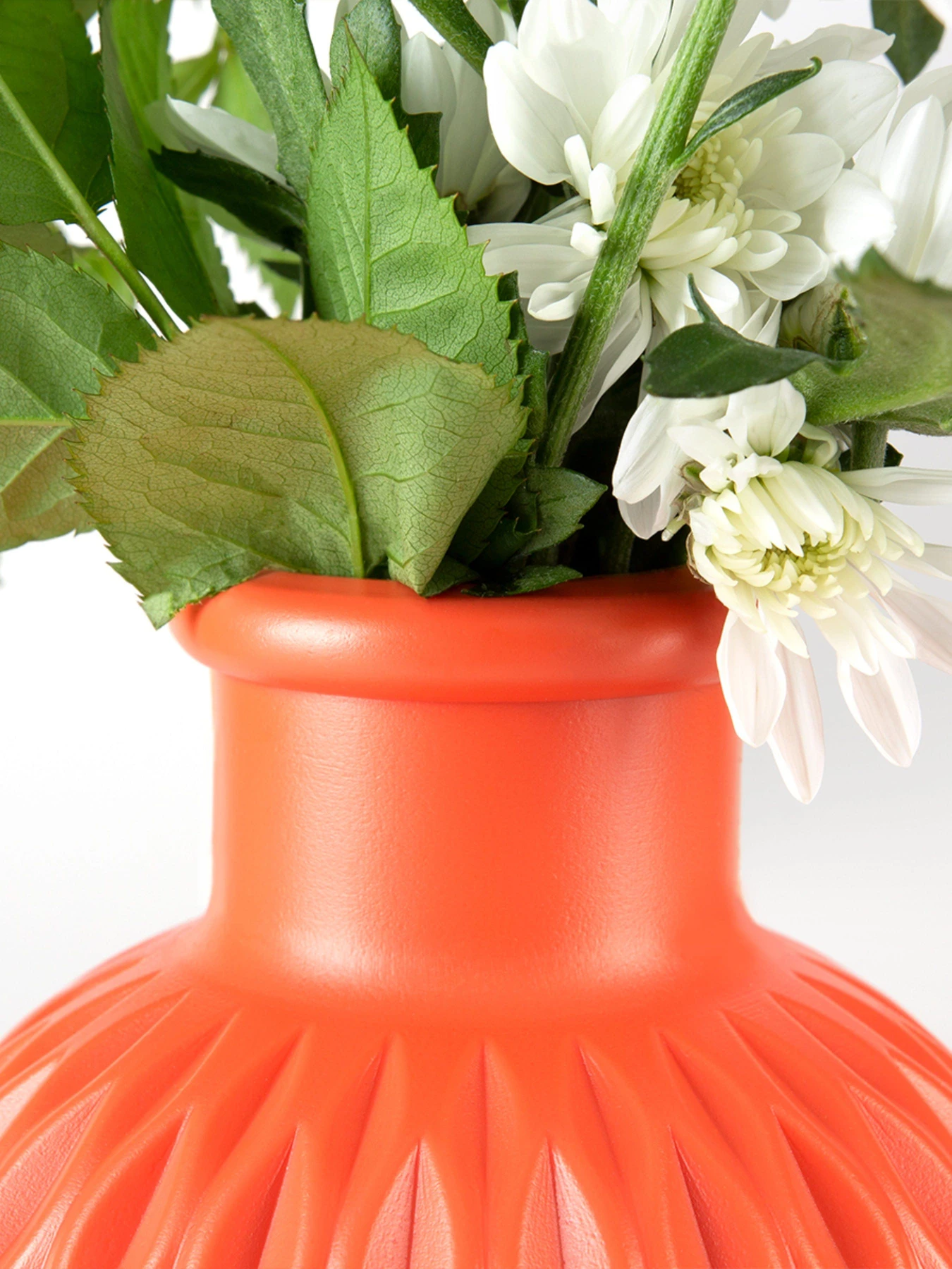 Ваза для цветов пластиковая коралловая MBM HOME модель DH-FLOWERS-09 CORAL Ваза для цветов пластиковая коралловая MBM HOME модель DH-FLOWERS-09 CORAL Фото