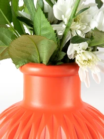 Ваза для цветов пластиковая коралловая MBM HOME модель DH-FLOWERS-09 CORAL Фото