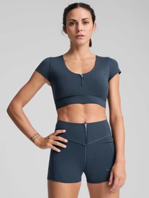 Футболки і поло PUMA Zip Crop Bra Tee модель 526812 Фото