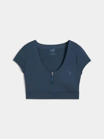 Футболки і поло PUMA Zip Crop Bra Tee модель 526812 Фото
