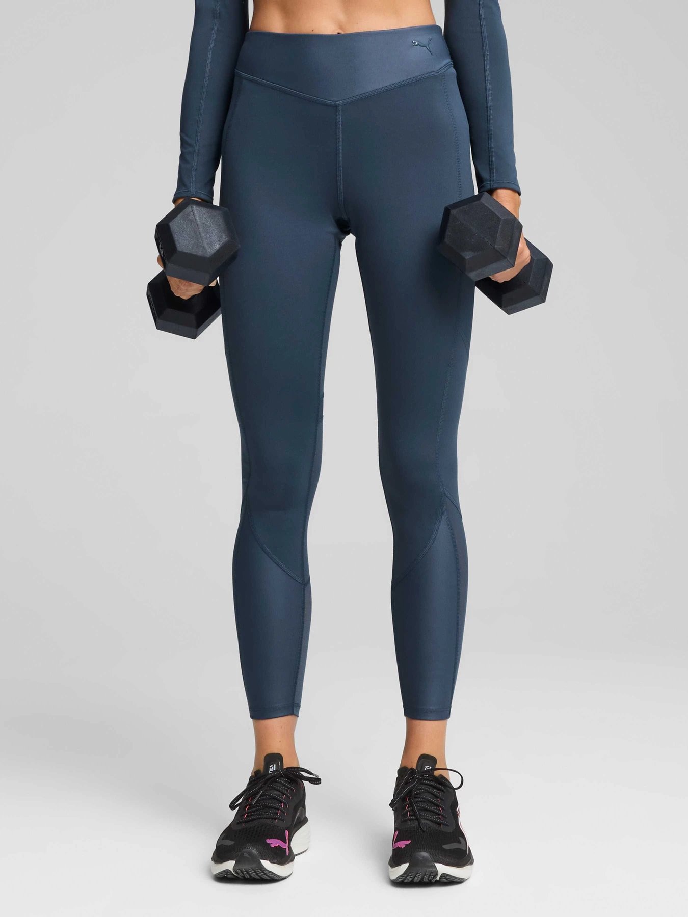 Брюки PUMA Shiny Tights модель 526817 Брюки PUMA Shiny Tights модель 526817 Фото