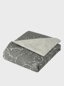 Пододеяльник "Петрикор" из натурального сатина MBM HOME модель BL-DC-13/14 GRAY/PRINT Фото