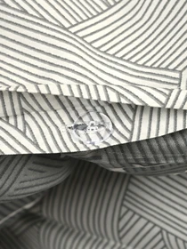 Пододеяльник "Петрикор" из натурального сатина MBM HOME модель BL-DC-13/14 GRAY/PRINT Фото