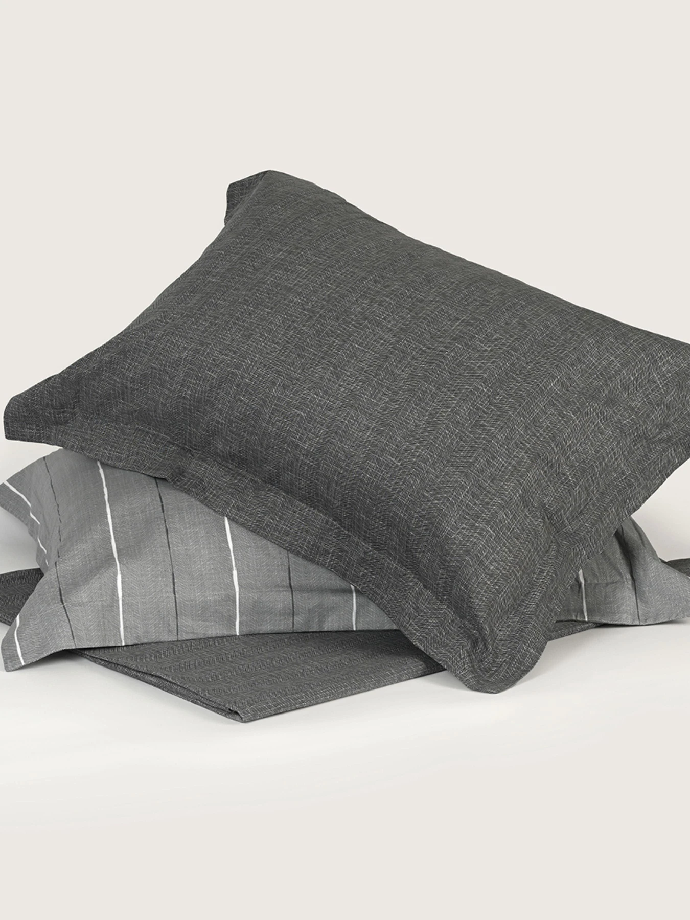 Наволочка "Сутінки" темно-сіра з натурального сатину MBM HOME модель BL-P-07 GRAY/PRINT Наволочка "Сутінки" темно-сіра з натурального сатину MBM HOME модель BL-P-07 GRAY/PRINT Фото