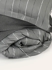 Пододеяльник "Сумерки" из натурального сатина MBM HOME модель BL-DC-11/12 GRAY/PRINT Фото