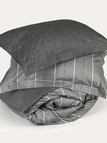 Пододеяльник "Сумерки" из натурального сатина MBM HOME модель BL-DC-11/12 GRAY/PRINT Фото
