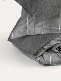 Простирадло "Сутінки" з натурального сатину MBM HOME модель BL-FS-11/12 GRAY Фото