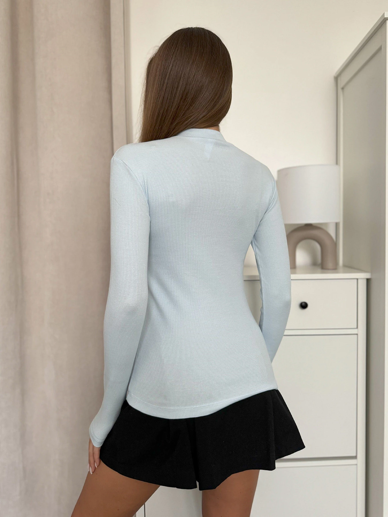 Свитры и кардиганы ISSA Plus модель WN20-654_голубой Фото