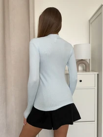 Свитры и кардиганы ISSA Plus модель WN20-654_голубой Фото