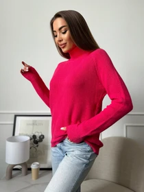 Свитры и кардиганы ISSA Plus модель WN20-658_малиновый Фото