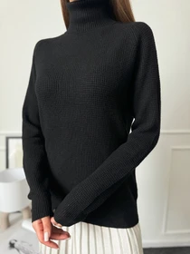 Свитры и кардиганы ISSA Plus модель WN20-658_черный Фото