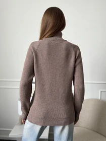 Свитры и кардиганы ISSA Plus модель WN20-658_коричневый Фото