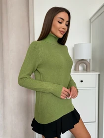 Свитры и кардиганы ISSA Plus модель WN20-658_зеленый Фото