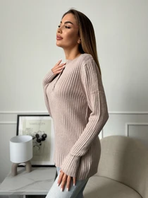 Светри та кардигани ISSA Plus модель WN20-659_бежевый Фото