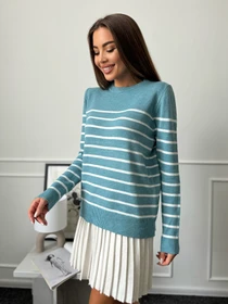 Свитры и кардиганы ISSA Plus модель WN20-661_мятный Фото