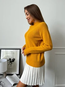 Свитры и кардиганы ISSA Plus модель WN20-663_горчичный Фото