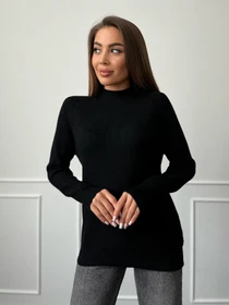Свитры и кардиганы ISSA Plus модель WN20-663_черный Фото