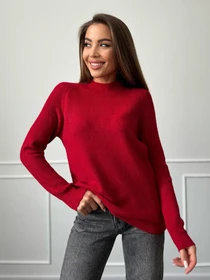 Свитры и кардиганы ISSA Plus модель WN20-663_красный Фото