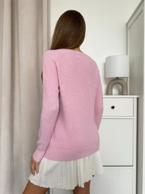 Свитры и кардиганы ISSA Plus модель WN20-664_розовый Фото