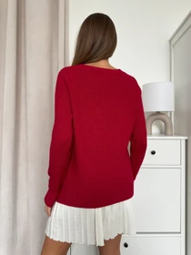 Свитры и кардиганы ISSA Plus модель WN20-664_красный Фото