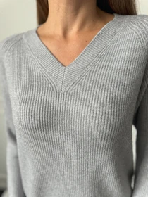 Свитры и кардиганы ISSA Plus модель WN20-664_серый Фото