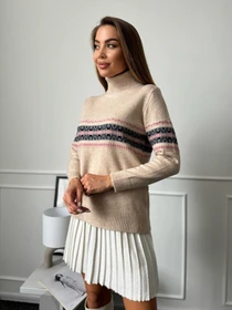 Свитры и кардиганы ISSA Plus модель WN20-665_бежевый Фото