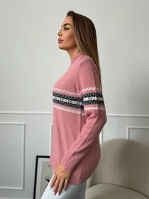 Свитры и кардиганы ISSA Plus модель WN20-666_розовый Фото
