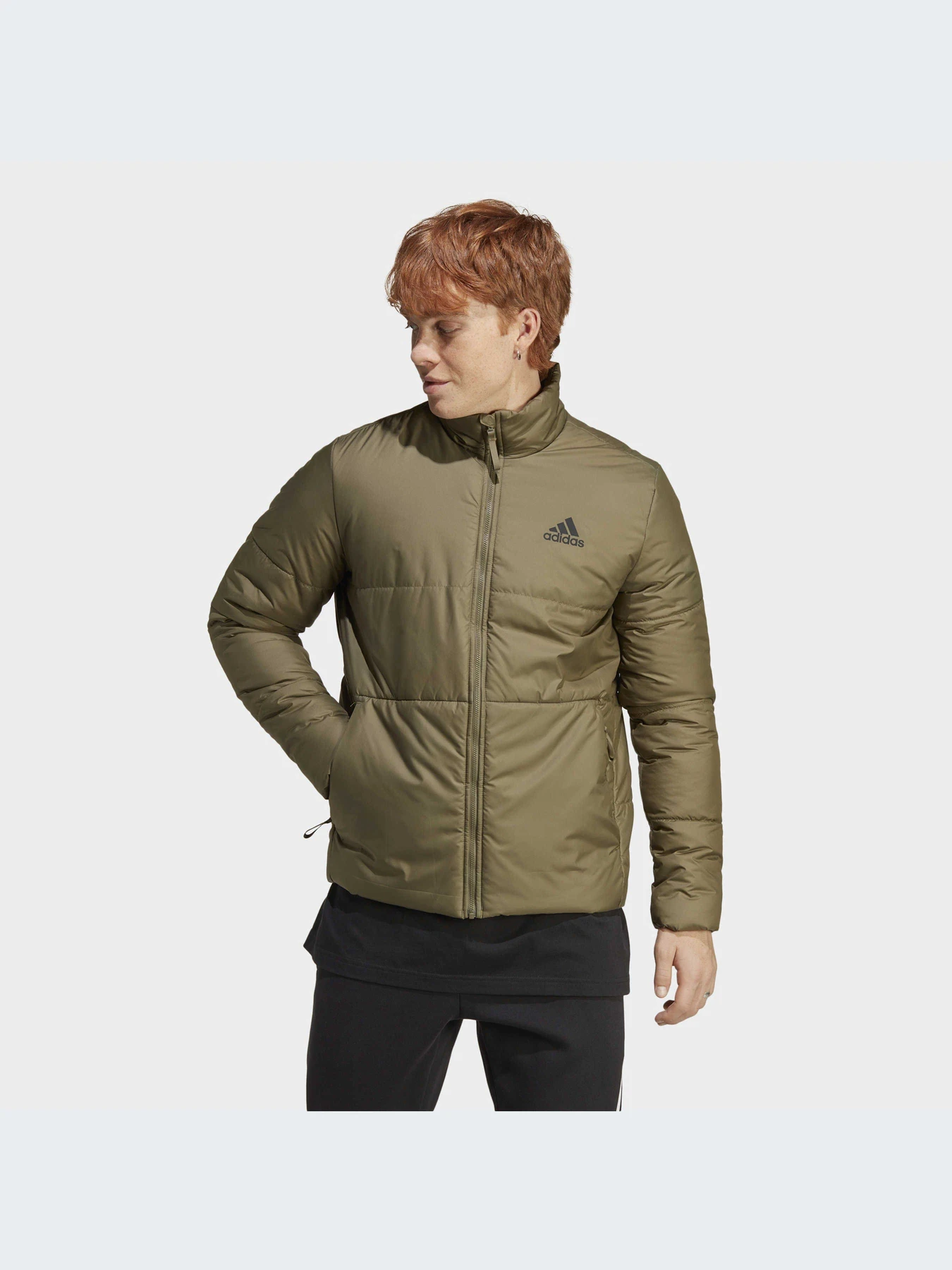 Куртки та дублянки Adidas 3 Stripes модель HT8710 Фото