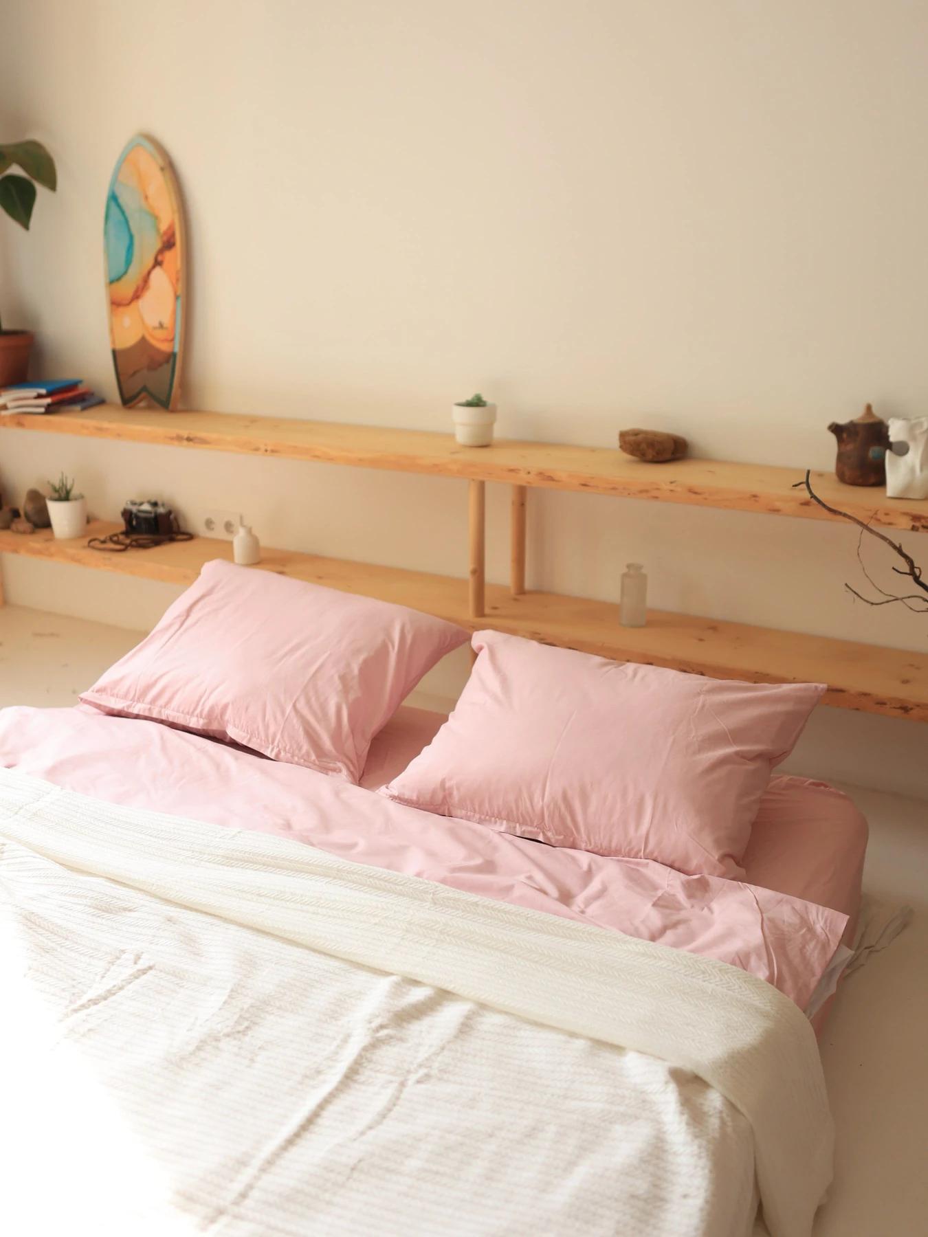 Хлопковое одеяло Колос цвет Молочный BedclozZzes модель 8593 Фото