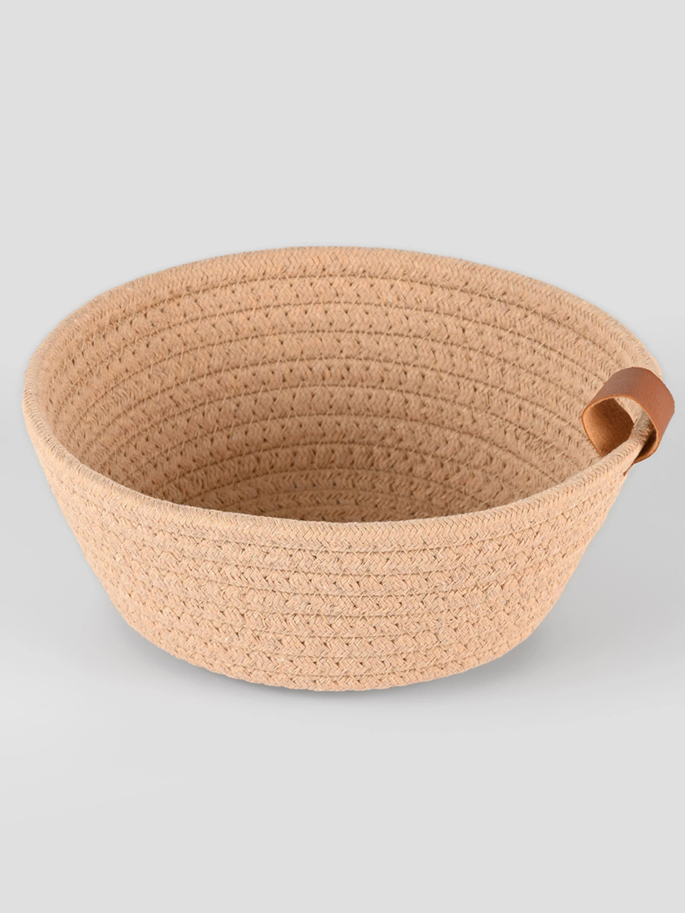 Корзина плетеная круглая бежевая MBM HOME модель TH-33 BEIGE Корзина плетеная круглая бежевая MBM HOME модель TH-33 BEIGE Фото