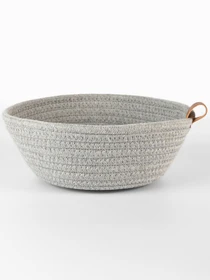 Корзина плетеная круглая серая MBM HOME модель TH-33 GRAY Фото