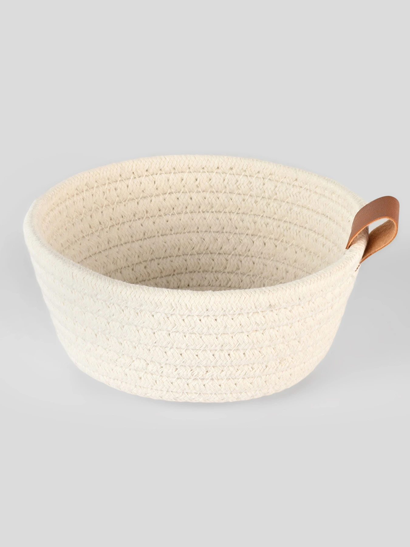 Корзина плетеная круглая белая MBM HOME модель TH-33 WHITE Корзина плетеная круглая белая MBM HOME модель TH-33 WHITE Фото