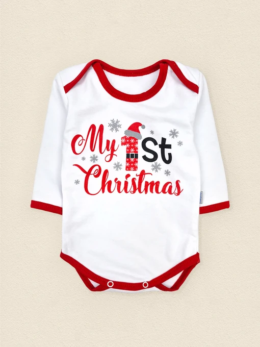 Одежда для младенцев Dexter’s модель MyFirstChristmasWhiteBDSTDXT Фото