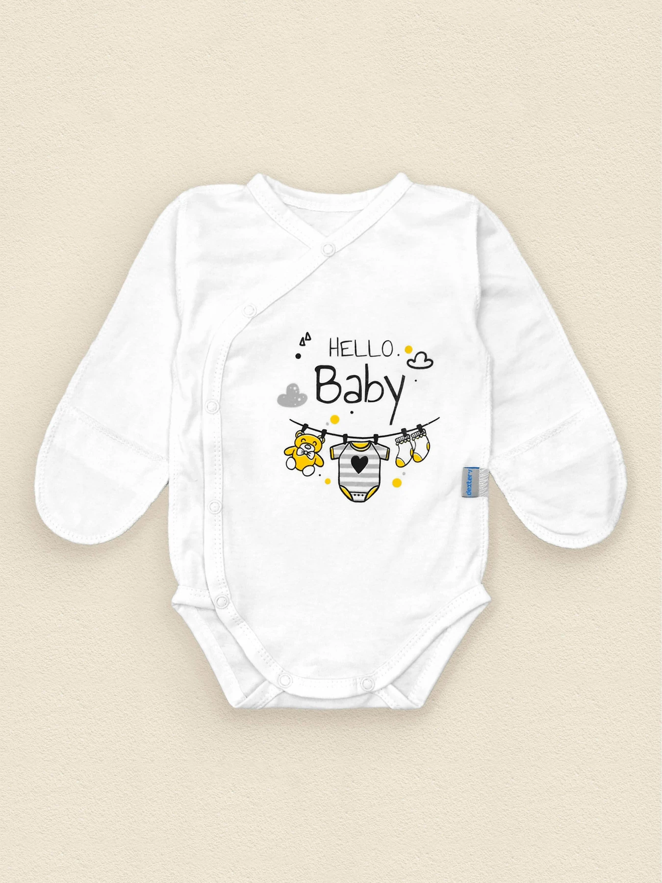 Одяг для немовлят Dexter’s модель HelloBabyWhite2BDSTDXT Фото