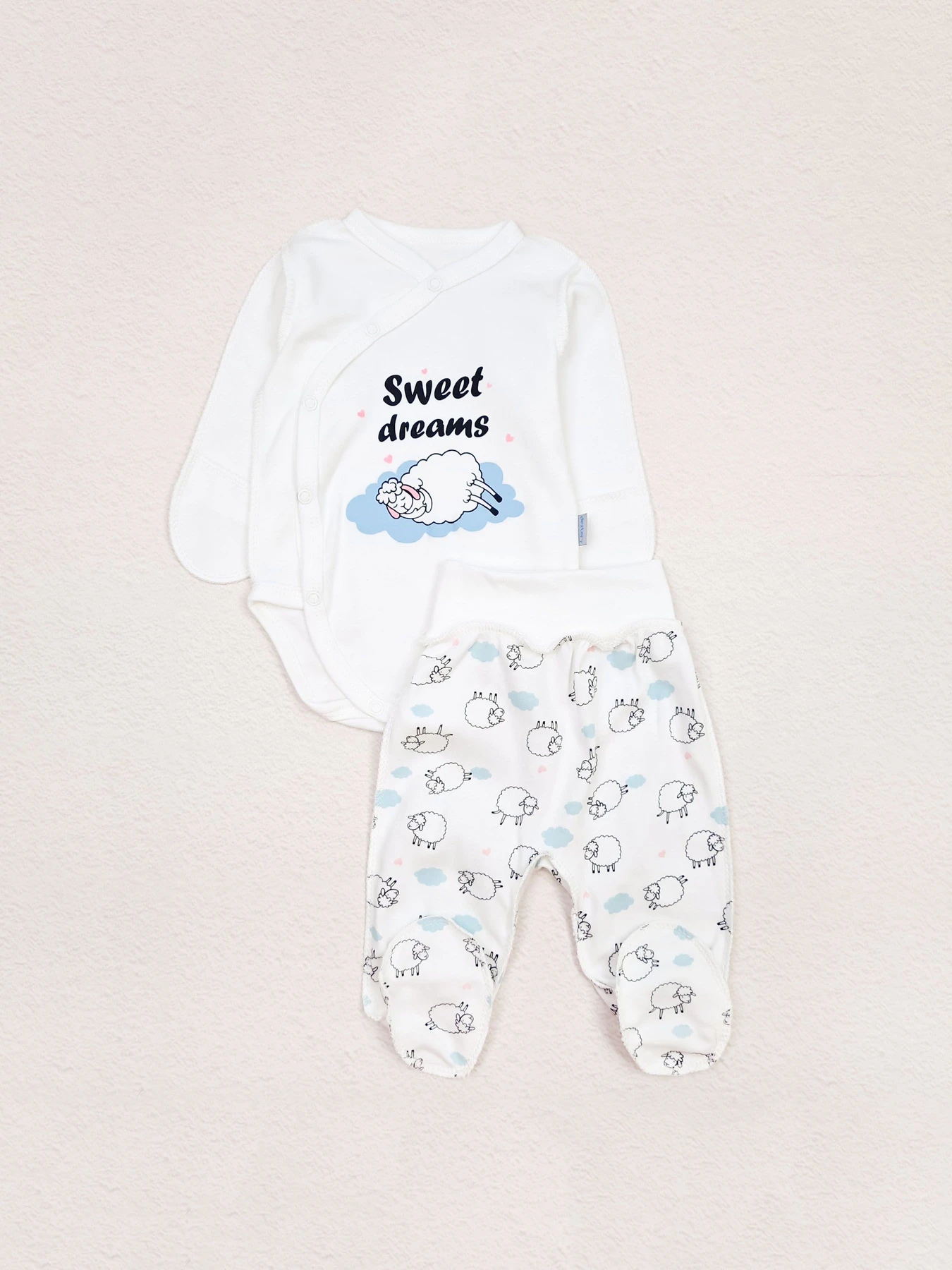 Одяг для немовлят Dexter’s модель CuteLambsWhiteBDSTDXT Фото