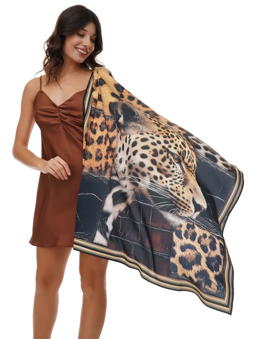 MyScarf Basic Хустка колір чорний/жовтий фото 2
