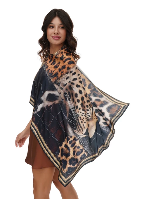 MyScarf Basic Хустка колір чорний/жовтий фото 3